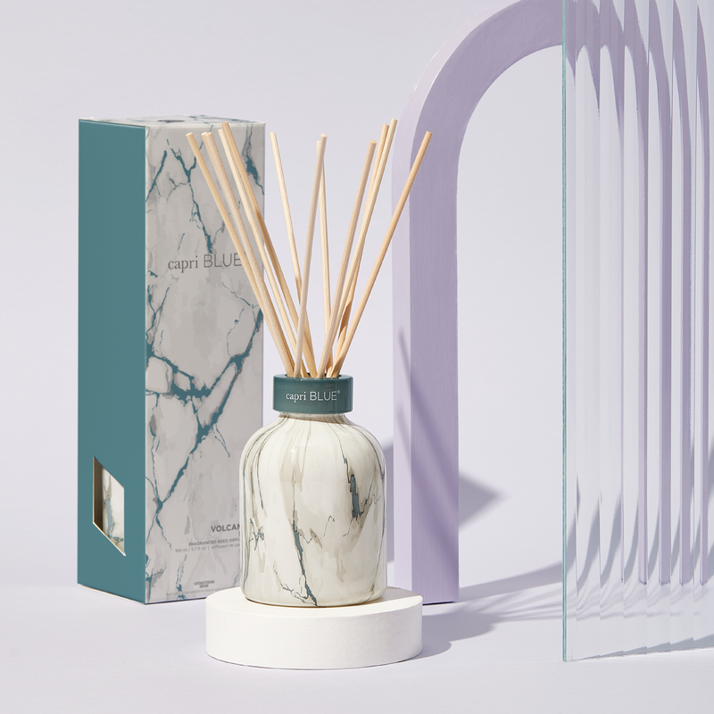 Volcano Modern Marble Petite Reed Diffuser image number 1